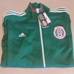 XL Adidas Track Jacket Zip Mexico Soccer Futbol